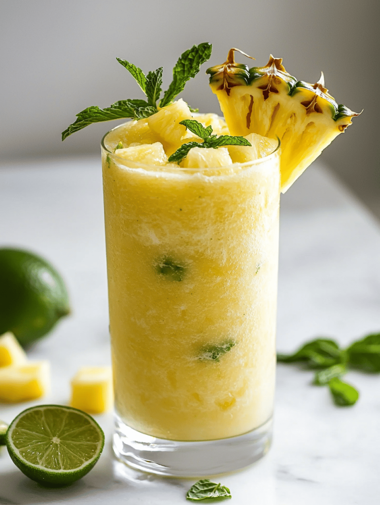 Tropical Twist: The Surprising Charm of Pineapple Slushie