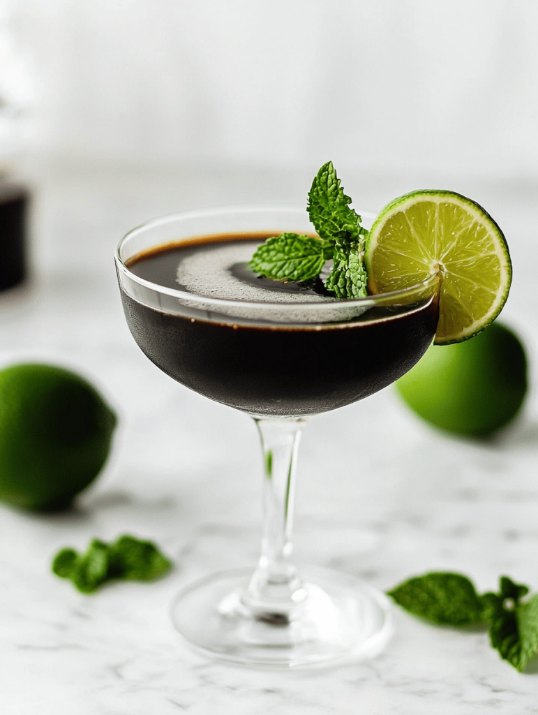 Enchanted Night: The Spooky Elegance of the Black Magic Margarita