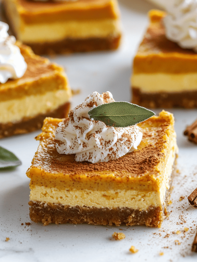 Spooky & Surprising: Halloween Pumpkin Cheesecake Bars with a Twist