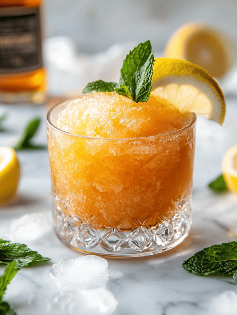 Chill Out with the Whiskey Slushie: A Frozen Twist on Old-Fashioned Fun