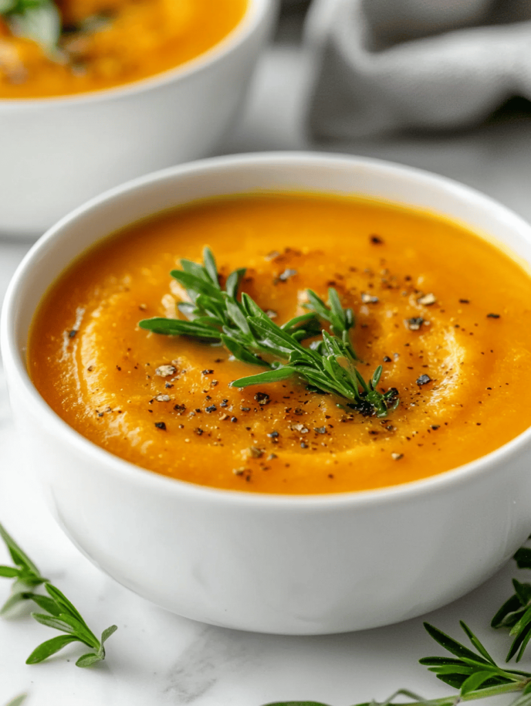 The Secret Ingredient That Elevates Roasted Butternut Squash & Carrot Soup