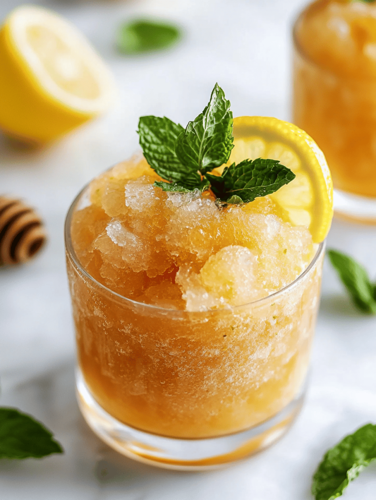 Chilling Secrets: The Iced Tea Slushie You Never Knew You Needed