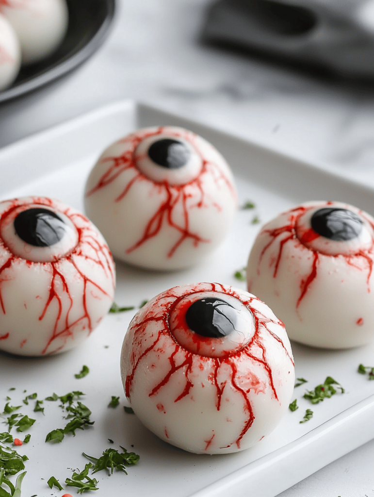 Spooky DIY: Halloween Deviled Egg Eyeballs That Haunt & Delight