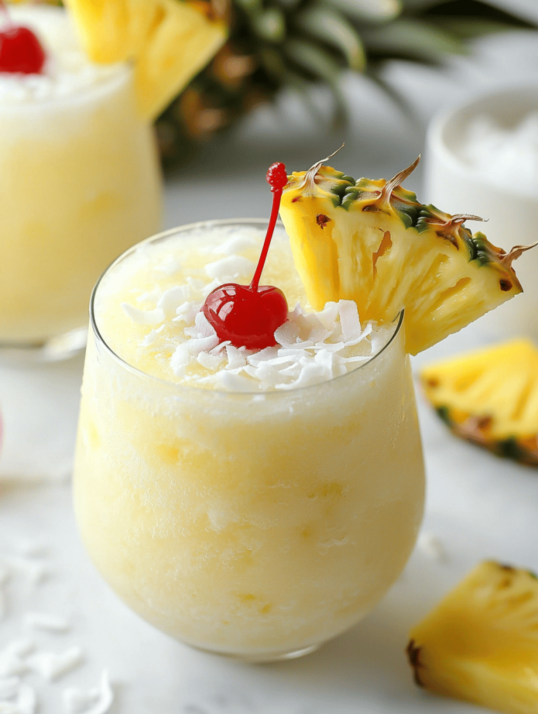 Chill with a Twist: The Ultimate Piña Colada Slushie