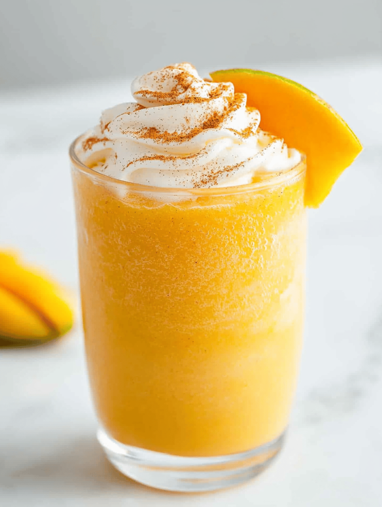 Unlocking the Tropical Spark: Mango Slushie with a Clever Cinnamon Twist