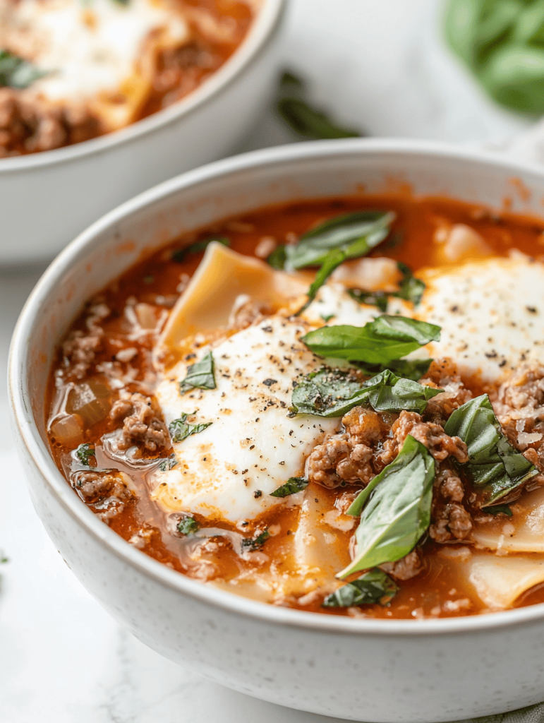 Layered Comfort in a Bowl: The Unexpected Charm of Lasagna Soup