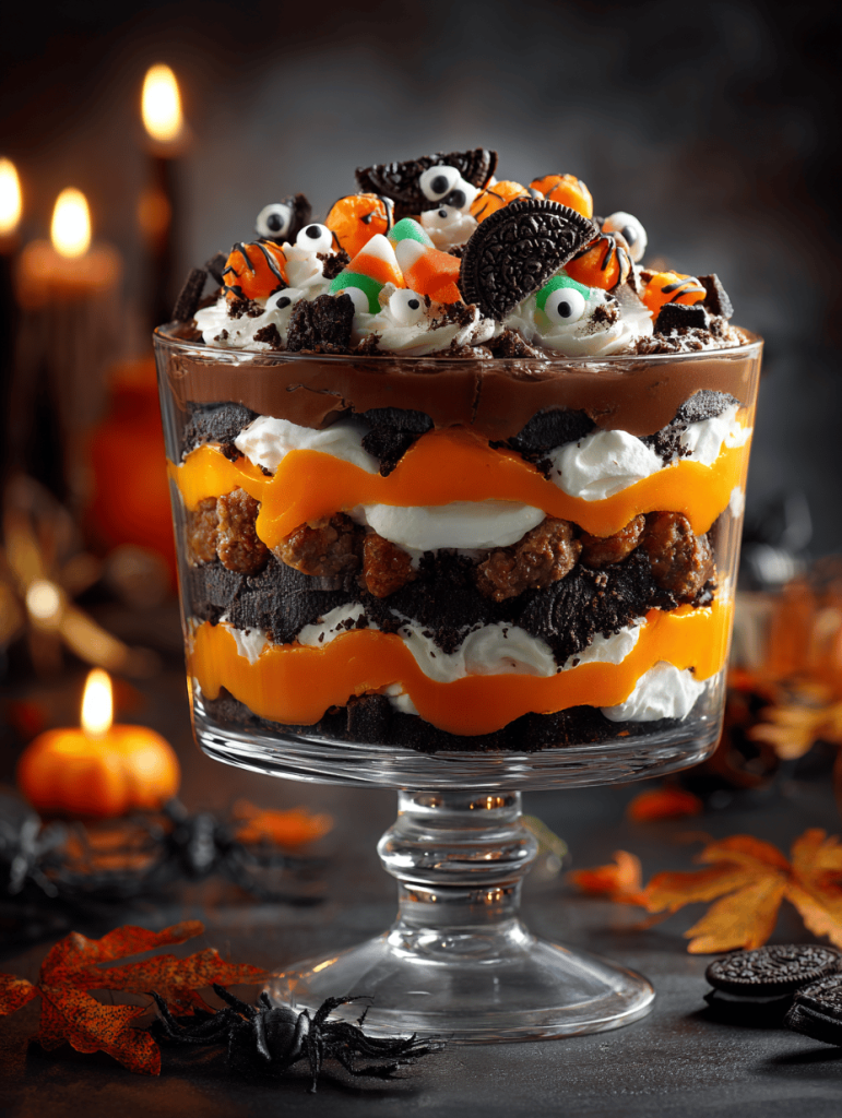 Spooky Layers: A Halloween Trifle with a Twist of Nostalgia