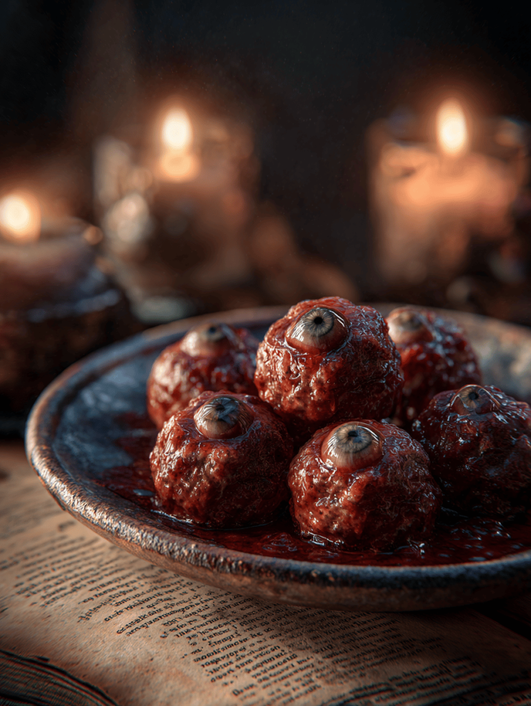 Eyeball Meatballs: A Creepy-Casta Kitchen Adventure