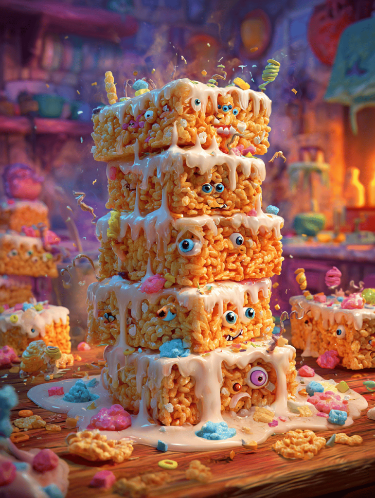 Monster Rice Krispie Treats: The Chaos in Every Bite