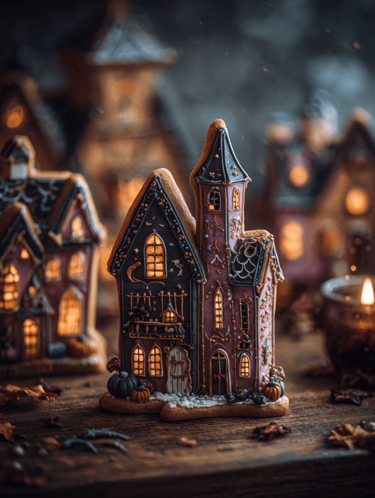 Haunted House Cookies: Spooky Sweetness for Chilly Nights
