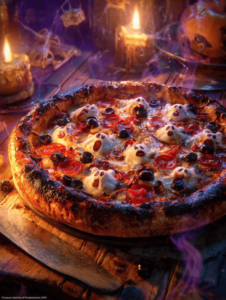 Spooky Sweet & Savory Halloween Pizza: A Trick-or-Treat Twist