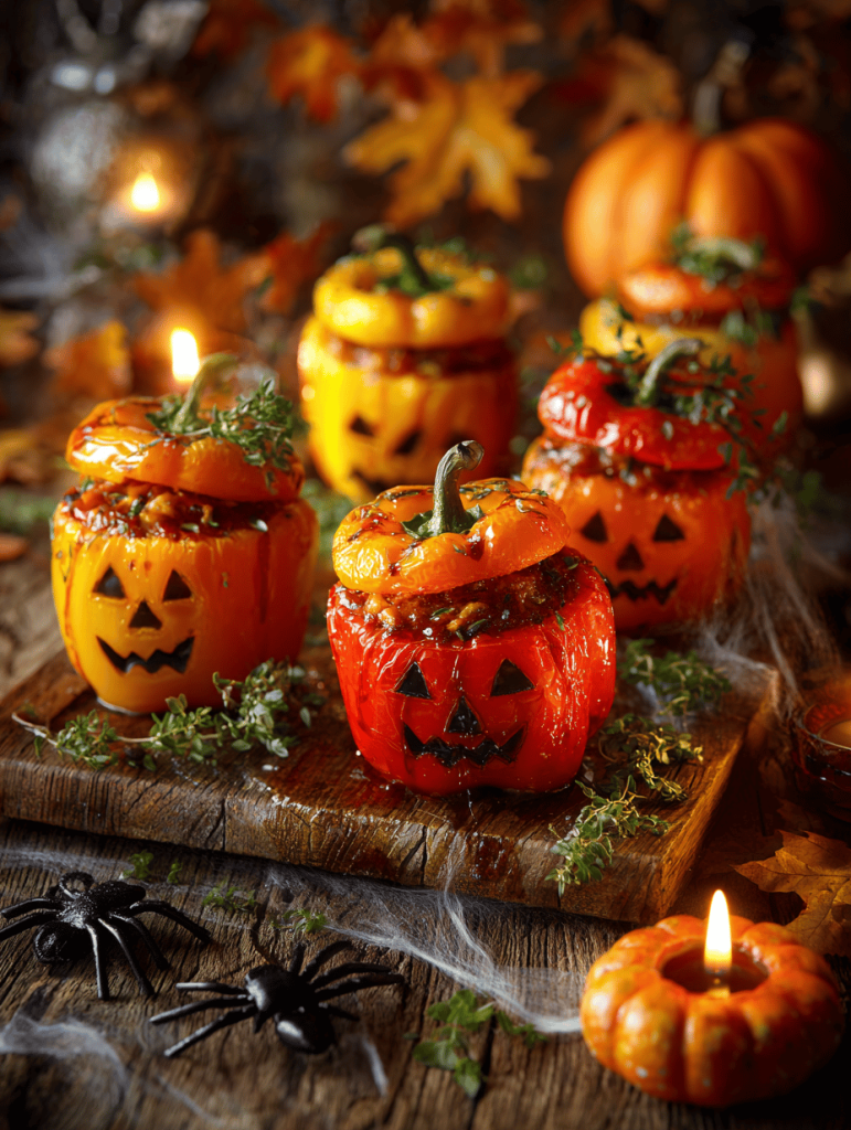 Spooky Stuffed Peppers: A Trick-or-Treat Twist for Your Table