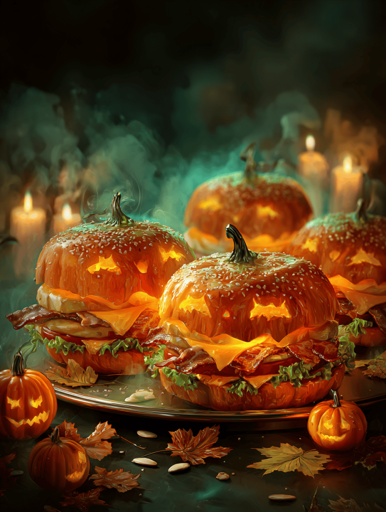 Spooky Good: Jack o’ Lantern Burgers That Steal the Show