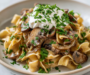 Vegan Mushroom Stroganoff Pasta Recipe